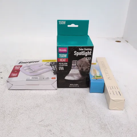 TOTE OF APPROXIMATELY 15 ASSORTED ITEMS TO INCLUDE CANDLES, E27 SPOTLIGHT BULB, ENERGIZER 4000K COOL WHITE ETC