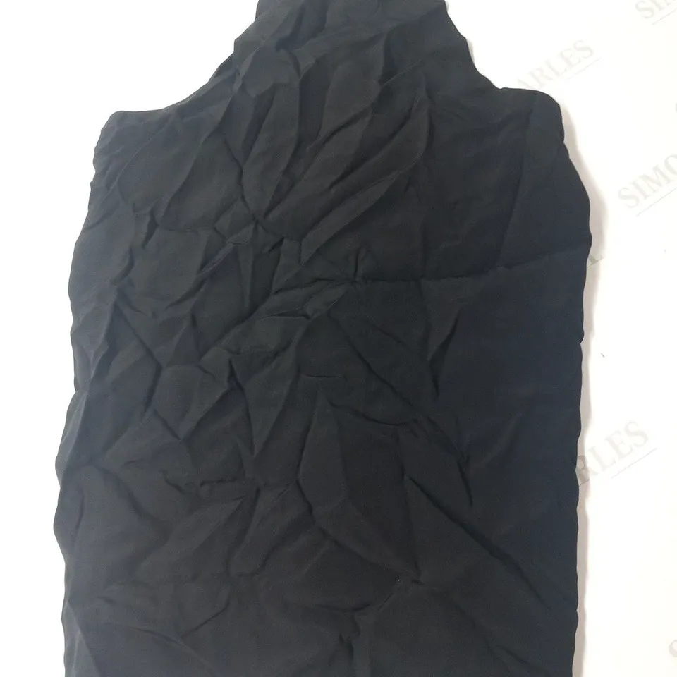TIBI BLACK WOVEN TOP SIZE US 4