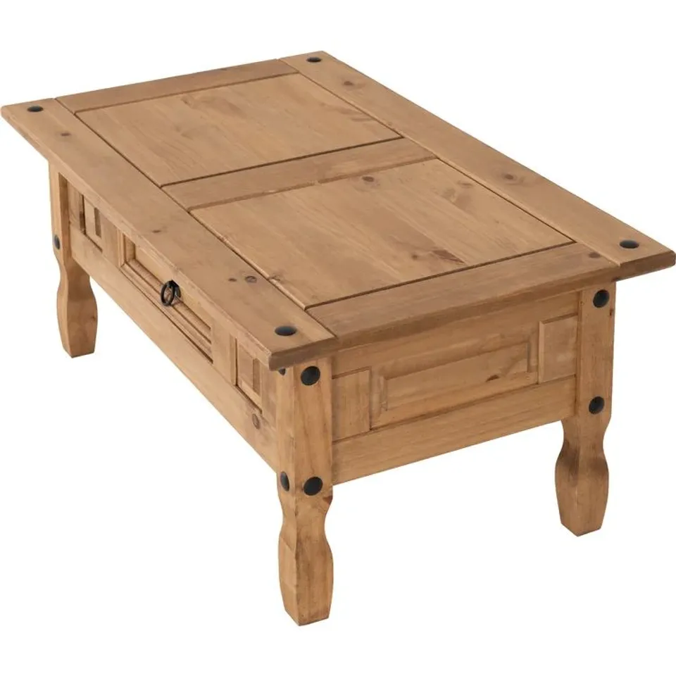 BOXED ABBIGAIL 4 LEGS COFFEE TABLE WITH STORAGE
