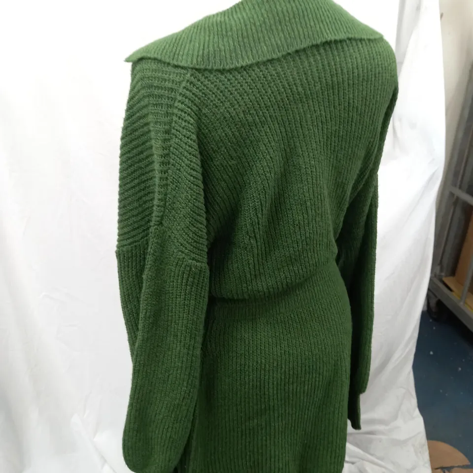 PACKAGED GREEN SHEIN JUMPER DRESS - SIZE XL