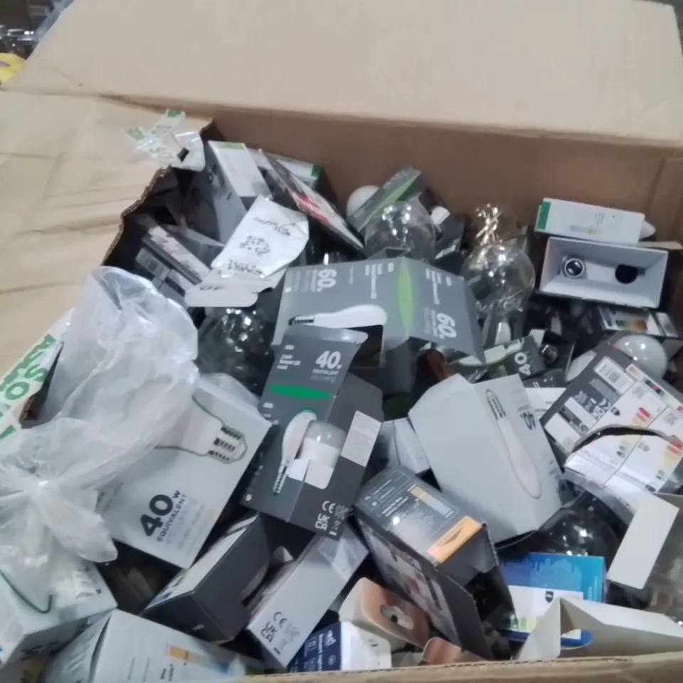 PALLET CONTAINING LARGE QUANTITY OF LIGHT BULBS 