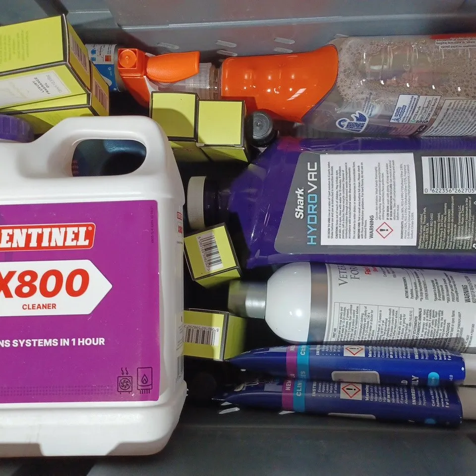 APPROXIMATELY 10 ASSORTED HOUSEHOLD ITEMS TO INCLUDE SENTINEL X800, ORGANIC SOAPNUT LIQUID DETERGENT, ETC