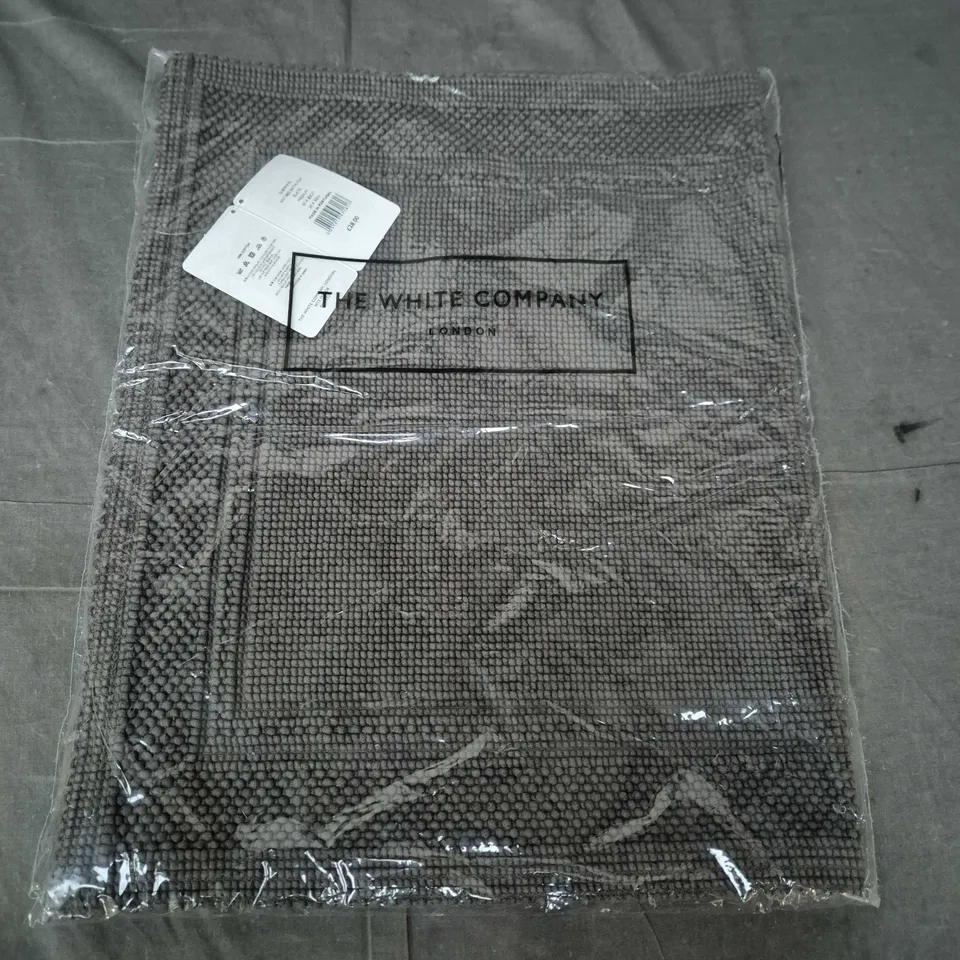 THE WHITE COMPANY ANTIBES BATH MAT SLATE – MEDIUM, 50 X 80 CM