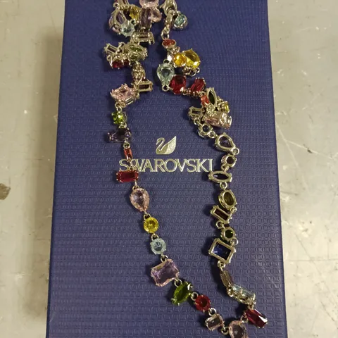 SWAROVSKI GEMA MIXED CUTS NECKLACE 
