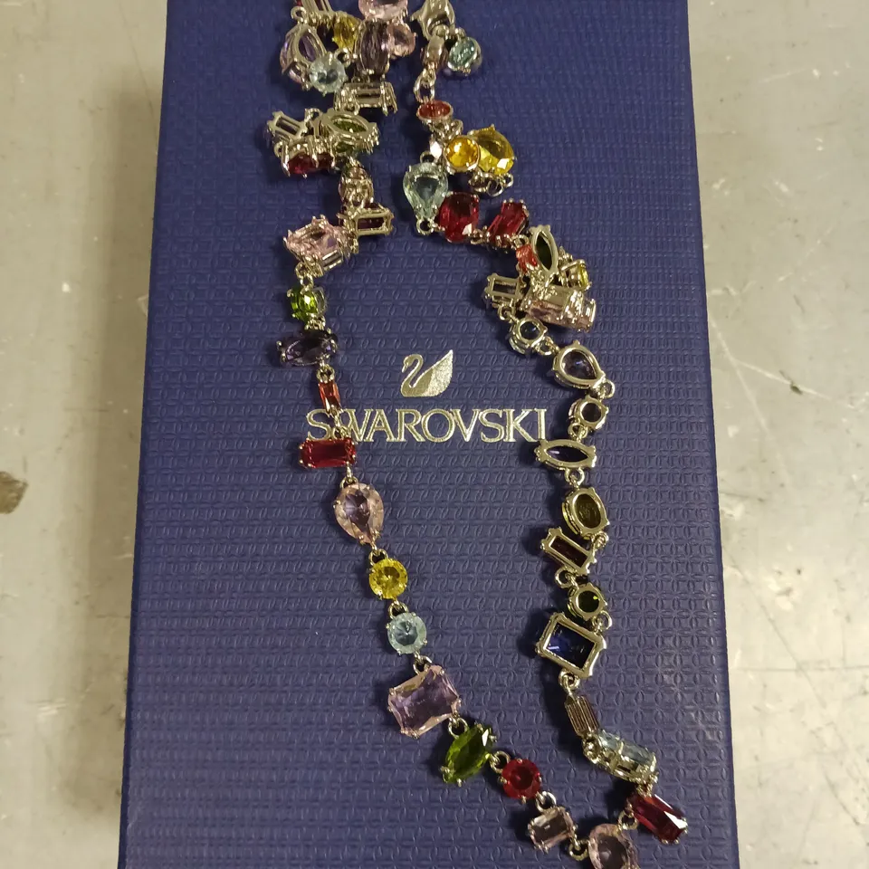 SWAROVSKI GEMA MIXED CUTS NECKLACE 