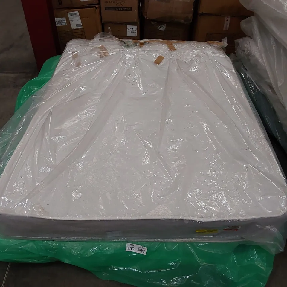 QUALITY BAGGED 4'6" DOUBLE POCKET GELTEX PILLOWTOP MATTRESS 