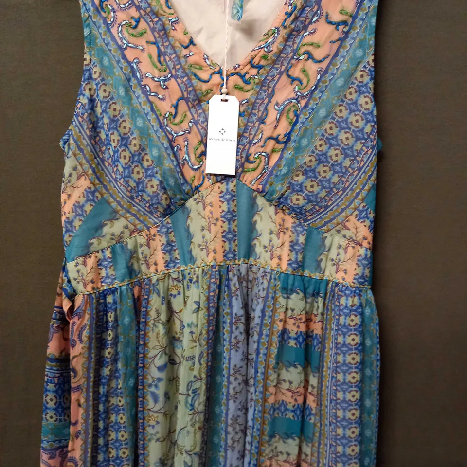 MAISON DE NIMES CHIFFON DRESS - LARGE