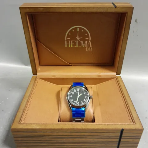 MENS HELMHA DH WATCH –  STAINLESS STEEL STRAP – 3ATM WATER RESISTANT