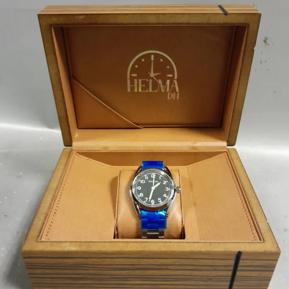 MENS HELMHA DH WATCH –  STAINLESS STEEL STRAP – 3ATM WATER RESISTANT
