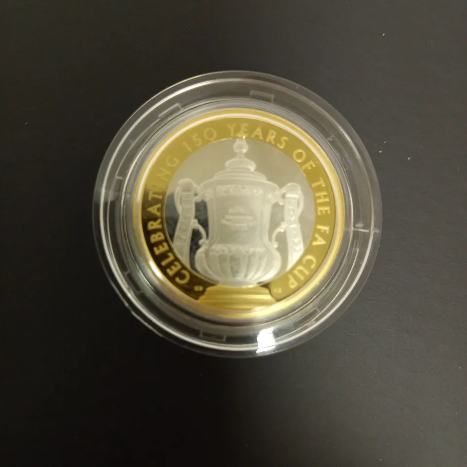 THE ROYAL MINT THE 150TH ANNIVERSARY OF THE FA CUP 2022 UK £2 SILVER PROOF PIEDFORT COIN