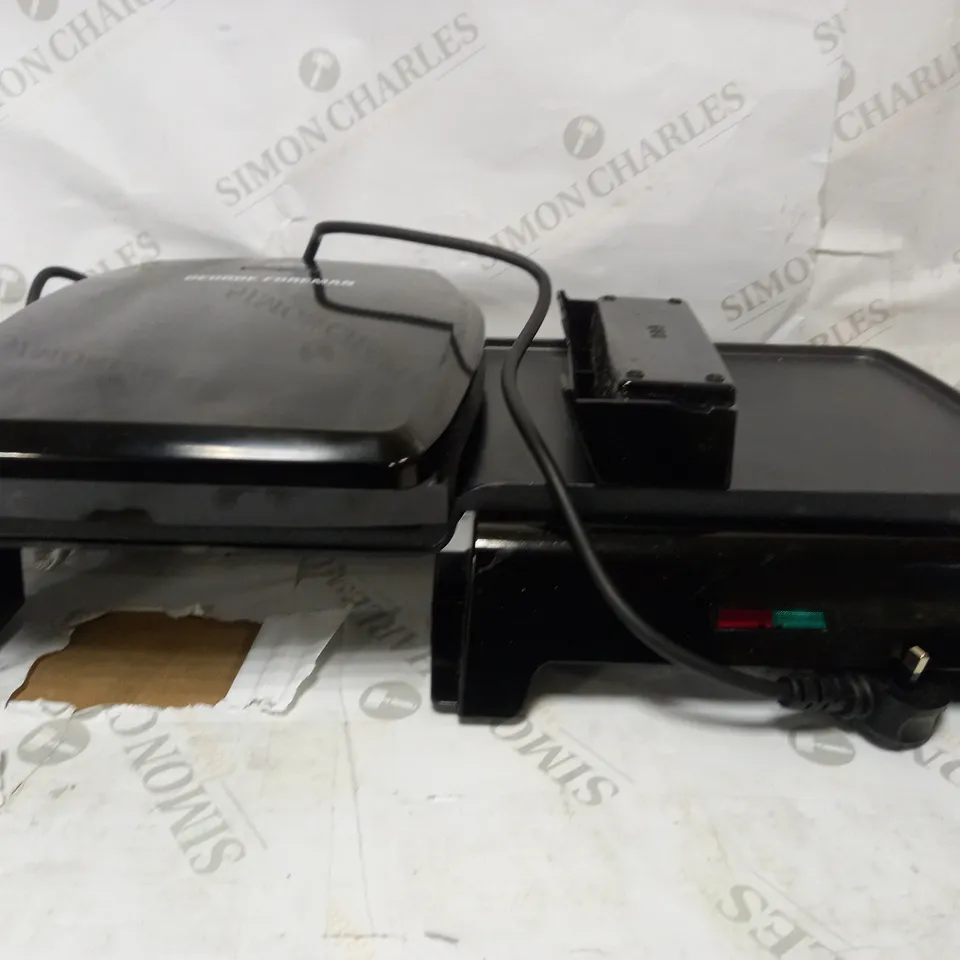 GEORGE FOREMAN FAT REDUCING GRILL & GRIDDLE - LARGE
