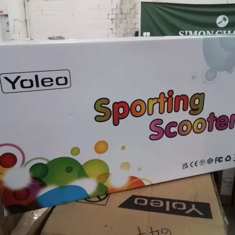 BOXED KIDS SPORTING SCOOTER -BLUE-
