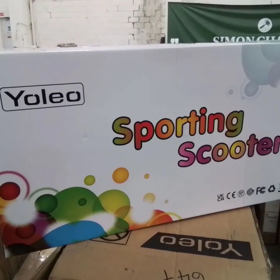 BOXED KIDS SPORTING SCOOTER -BLUE-