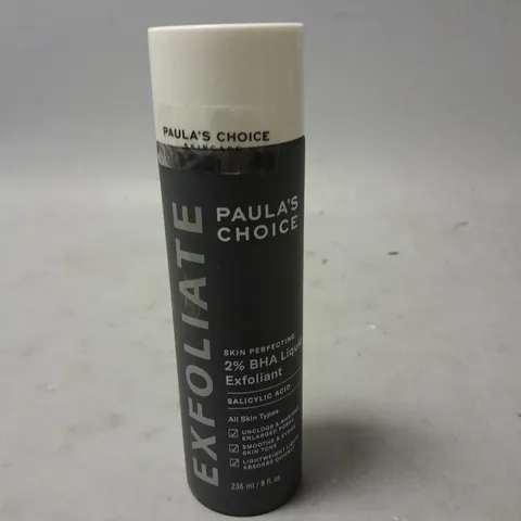 SEALED PAULA'S CHOICE 2% BHA LIQUID EXFOLIANT 236ML