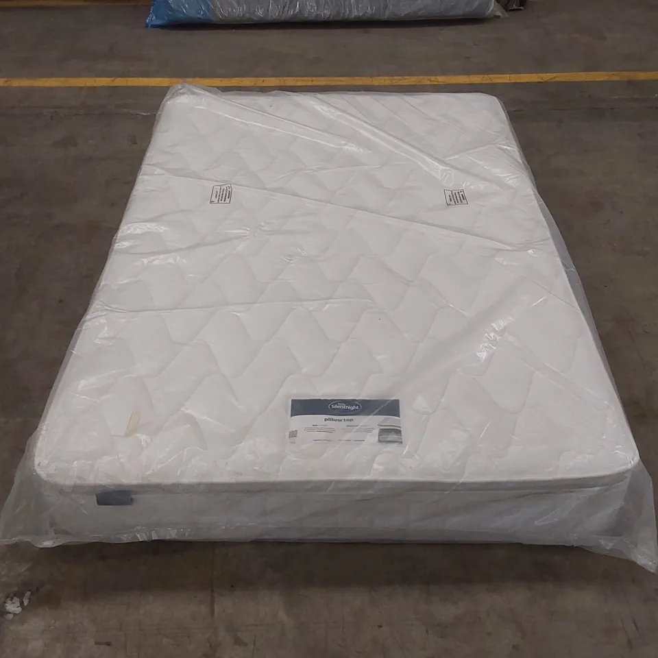 QUALITY BAGGED 4'6" DOUBLE SILENTNIGHT MIRACOIL SPRUNG PIPPA ULTIMATE PILLOWTOP FIRM MATTRESS RRP £429