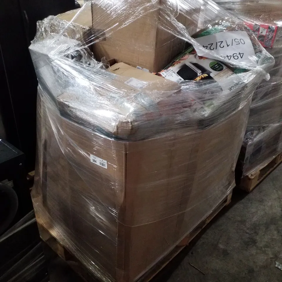 PALLET OF APPROXIMATELY 22 UNPROCESSED RAW RETURN HOUSEHOLD AND ELECTRICAL GOODS TO INCLUDE;