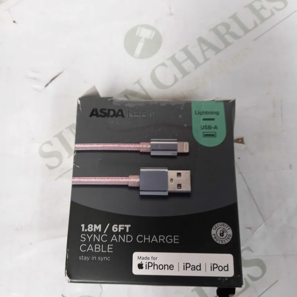 ASDA TECH 1.8M CHARGE & SUNC CABLE