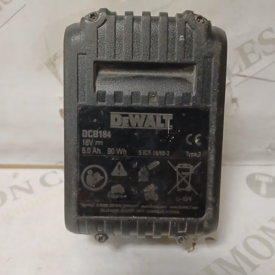 DEWALT DCB184-XJ XR LITHIUM-ION BATTERY 18V