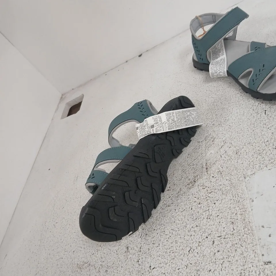 QUECHUA WOMEN’S OUTDOOR SANDALS – TEAL/GREY - SIZE 6.5