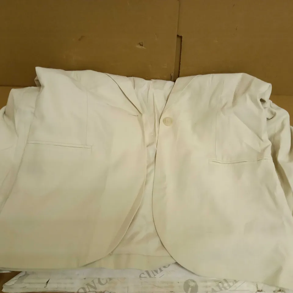 H&M BLAZER - CREAM SIZE S