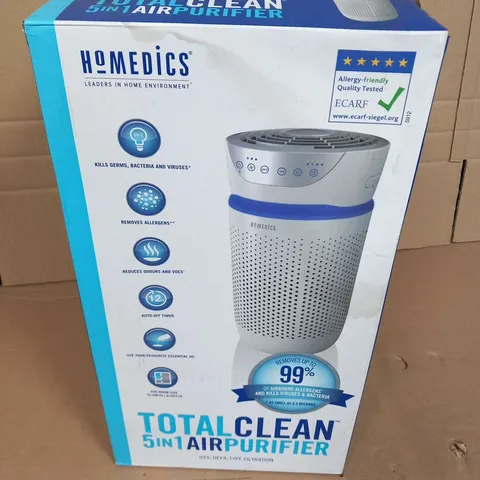 BOXED HOMEDICS TOTAL CLEAN 5 IN 1 AIR PURIFIER