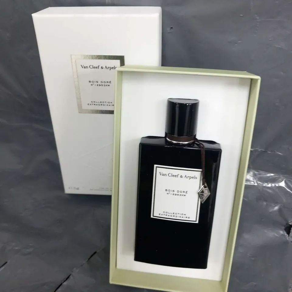 BOXED VAN CLEEF AND ARPELS BOIS DORE NO 2953XW COLLECTION EXTRAORDINAIRE EAU DE PARFUM 75ML