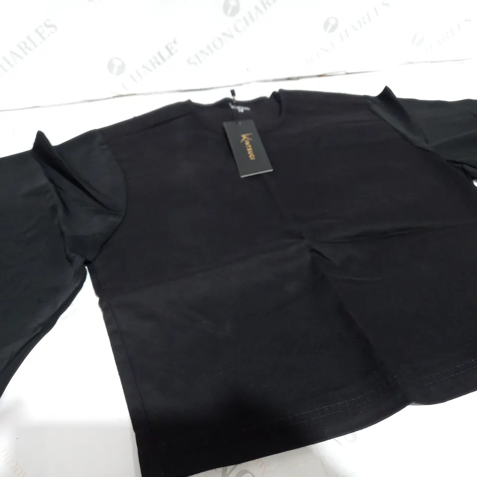 BOX OF CLOTHING ITEMS TO INCLUDE 5 X BLACK KINTSUGI CROPPED TOP & 5 X NAVY KINTSUGI JOGGING BOTTOMS 