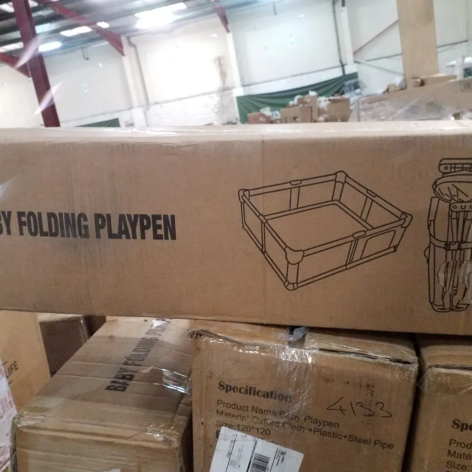 BOXED BABY FOLDING PLAYPEN