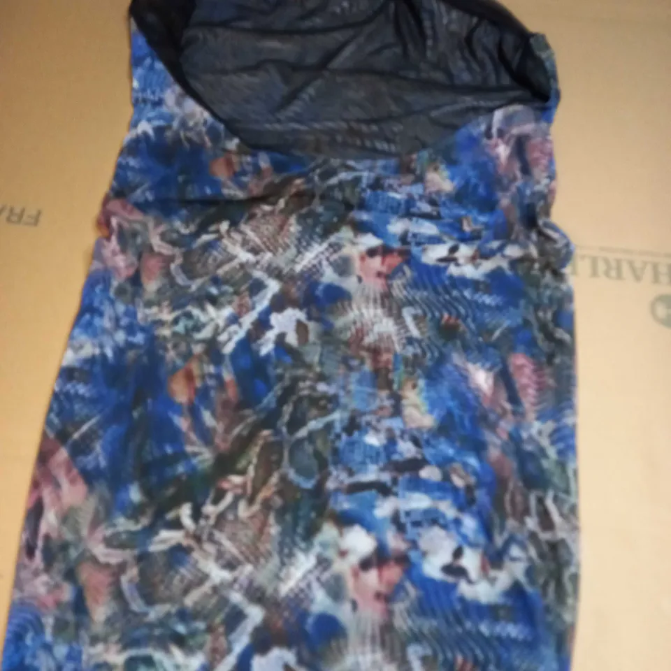 GRACE JACOB THIN PRINTED DESIGN DRESS - UK MEDIUM