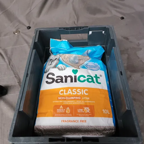 SANICAT CLASSIC NON-CLUMPING CAT LITTER – 10L (FRAGRANCE FREE)
