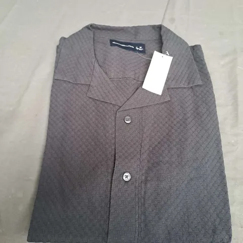 ABERCROMBIE & FITCH DARK GREY SHIRT - MEDIUM