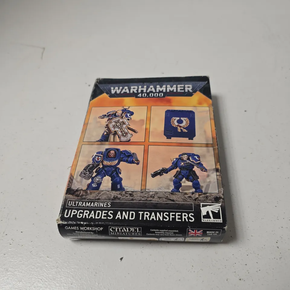 WARHAMMER 40,000 ULTRAMARINES UPGRADES AND TRANSFERS – BOXED
