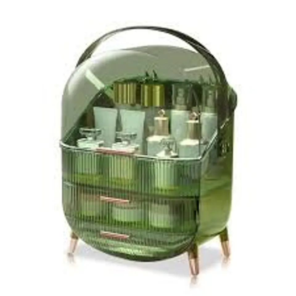 BOXED NEO MAKEUP ORGANISER - GREEN (1 BOX)