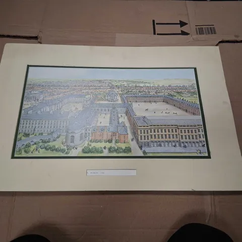 MOUNTED DUBLIN CITYSCAPE, 1780