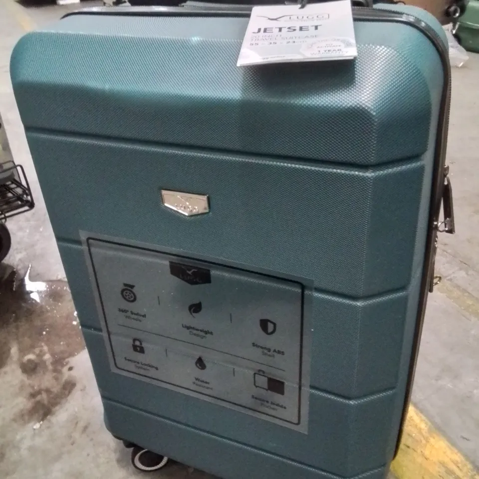 LUGG 20INCH TRAVEL SUITCASE GREEN