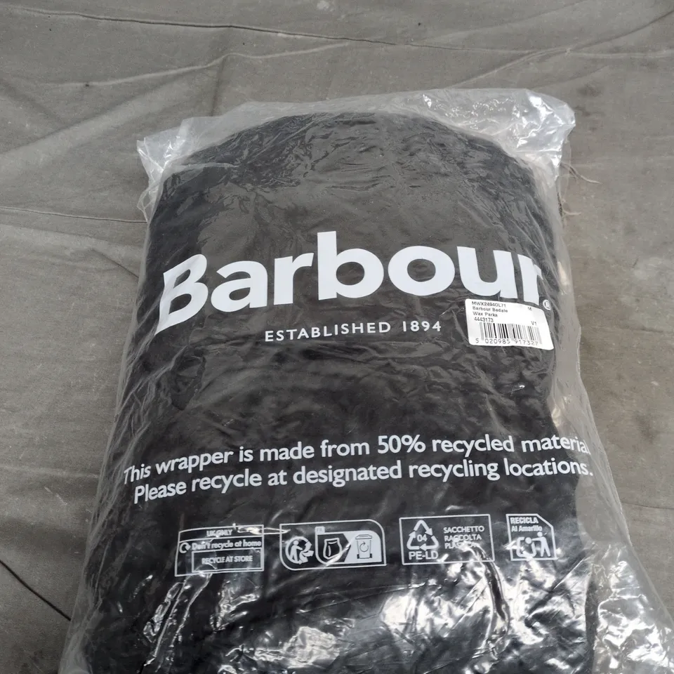 BARBOUR BEDALE WAX PARKA SIZE M 