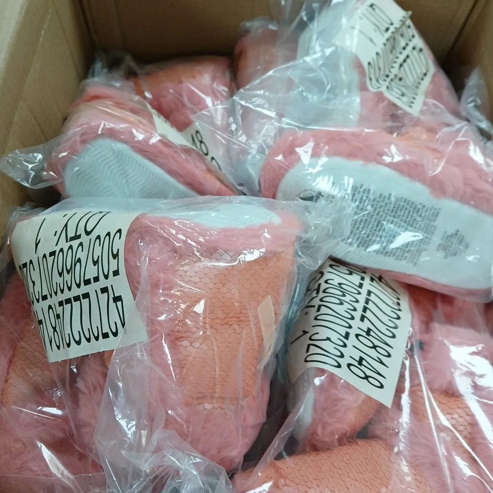 12 X PAIRS OF DISNEY THE LITTLE MERMAID CHILDRENS SLIPPERS - AGE 11-12 