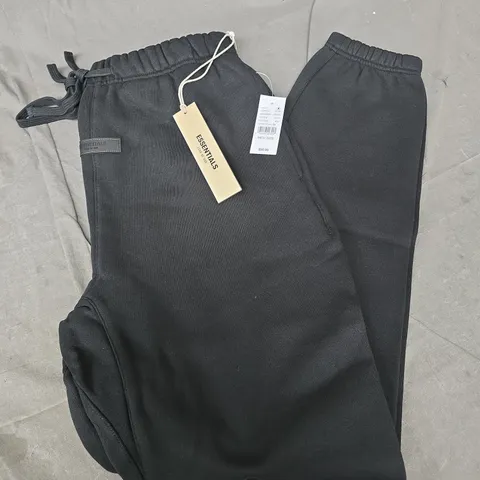 ESSENTIALS FEAR OF GOD JOGGERS IN BLACK - MEDIUM