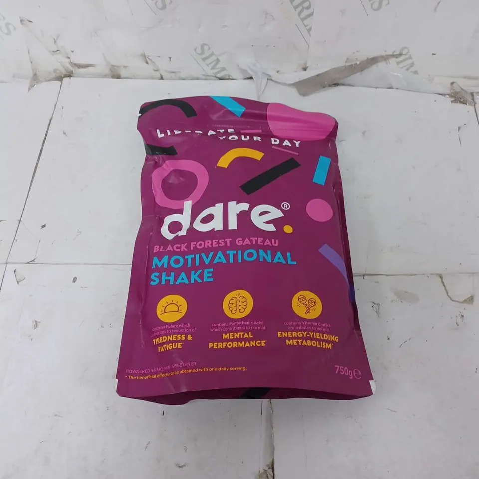 DARE BLACK FOREST GATEAU MOTIVATIONAL SHAKE 750G