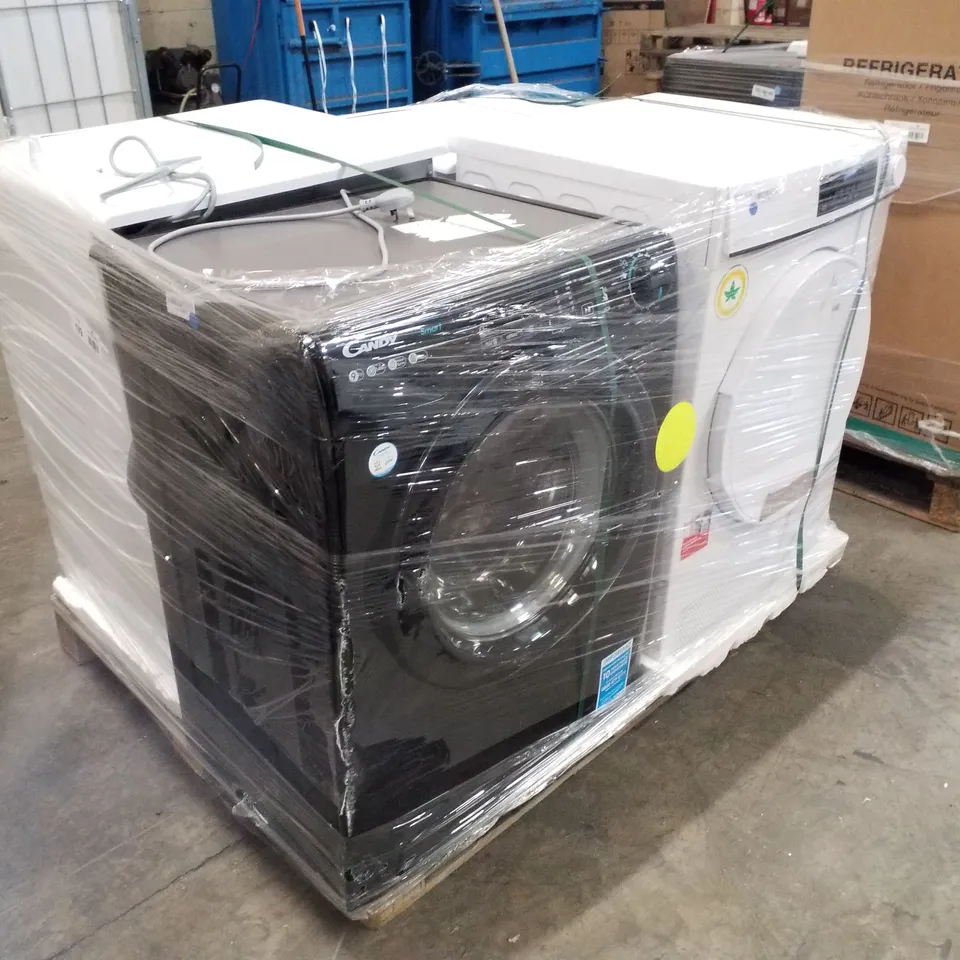 PALLET OF APPROXIMATELY 4 UNPROCESSED RAW RETURN WHITE GOODS TO INCLUDE;
