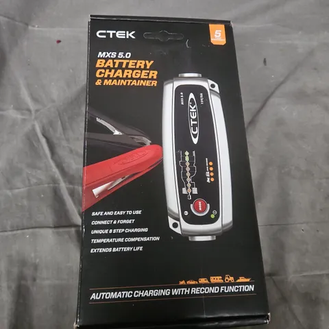 CTEK MXS 5.0 Battery Charger & Maintainer – Boxed