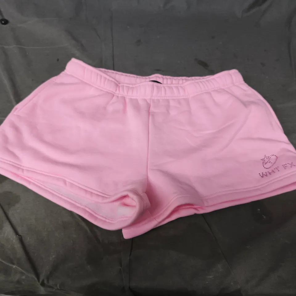 WHITE FOX BOUTIQUE ALWAYS SHINING LOUNGE SHORTS – PINK (POSY) – WOMEN'S UK 20-22 (2XL)
