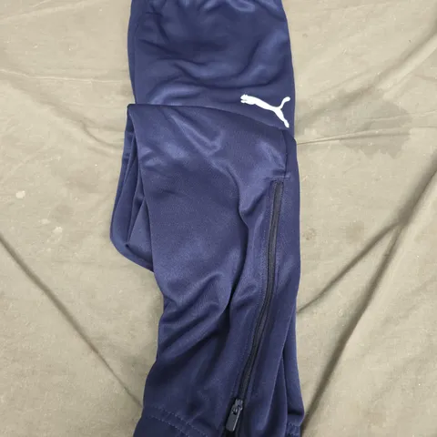 PUMA TEAMRISE POLY TRAINING PANTS – NAVY, MEN'S SMALL