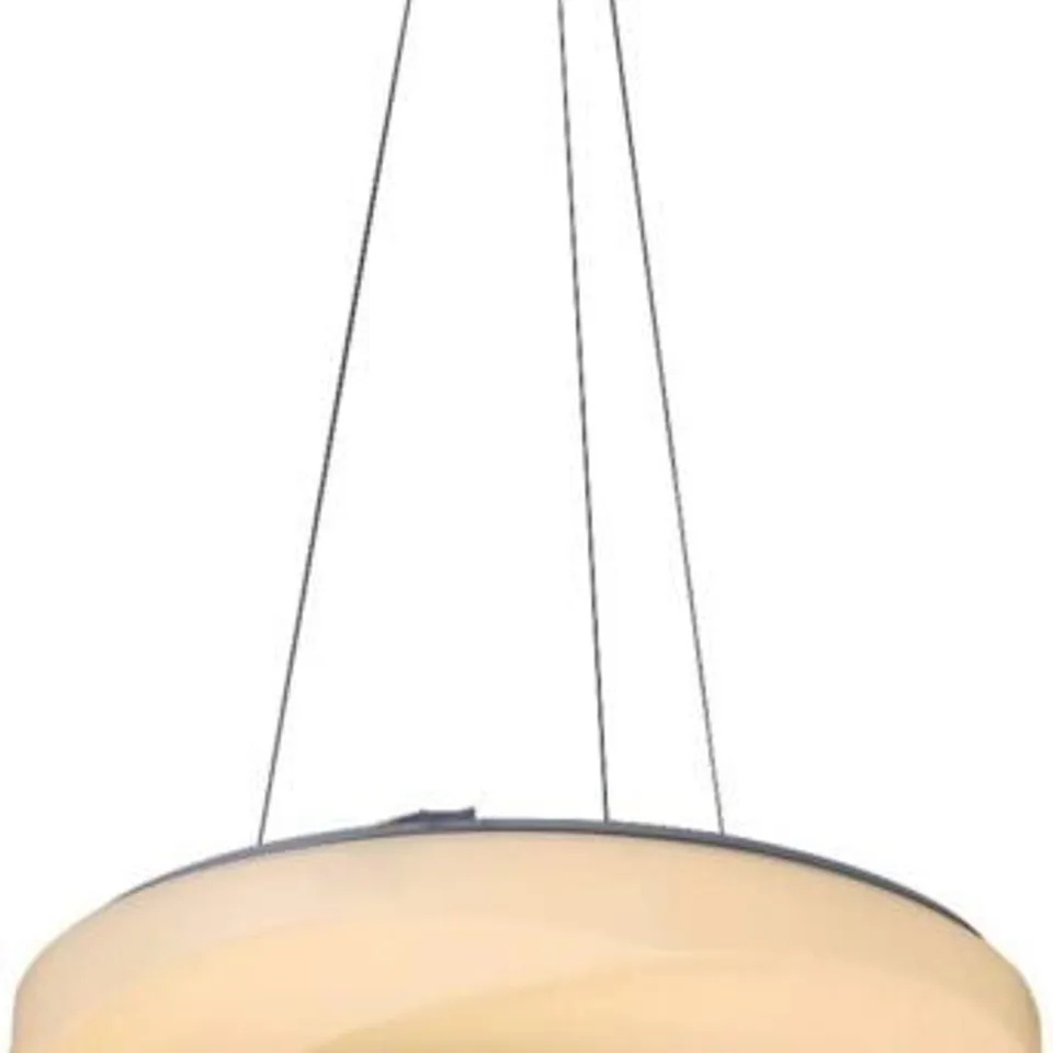 BOXED RABALUX GISELE 1 LIGHT LED GEOMETRIC PENDANT WHITE 120CM X 48CM