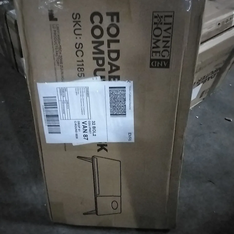 BOXED LIVING AND HOME FOLDABLE COMPUTER DESK