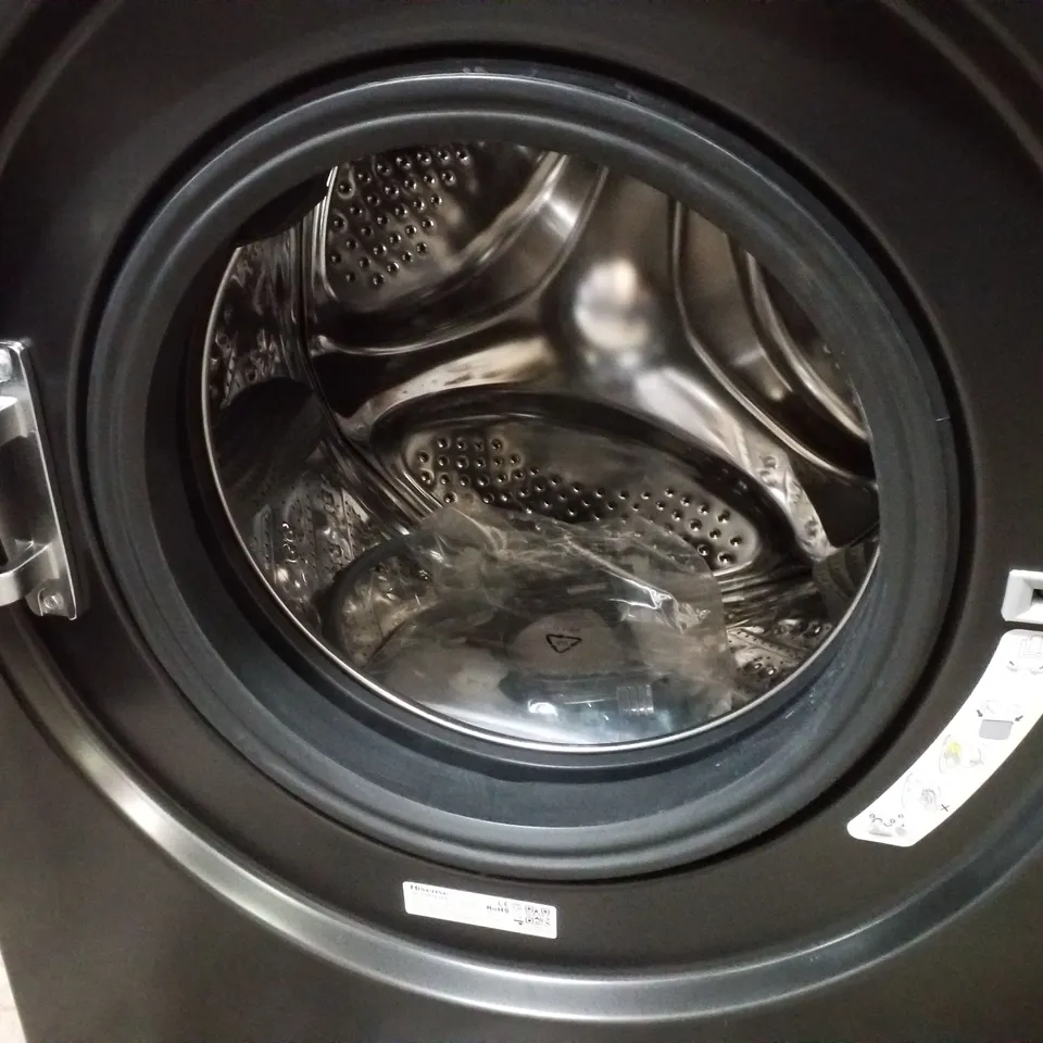 HISENSE WF3S8043BB3 WASHING MACHINE, 8KG, 1400 SPIN, BLACK, A RATED