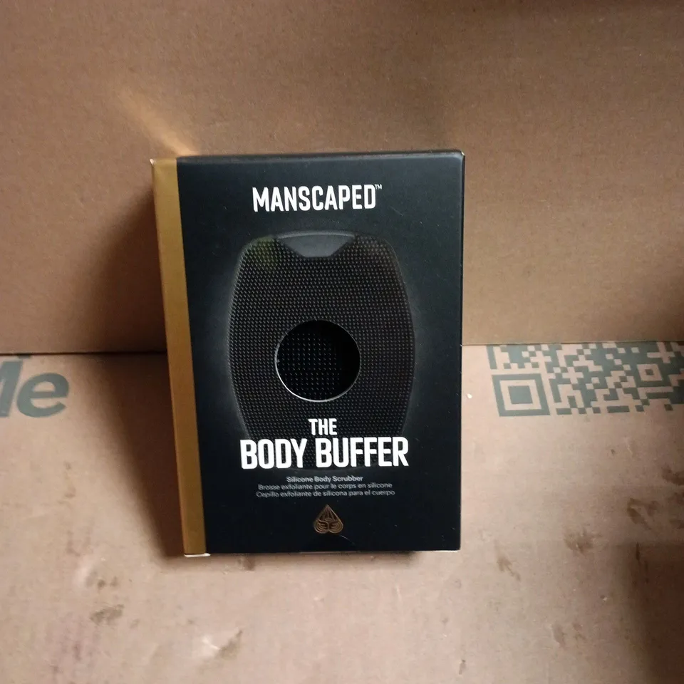 MANSCAPED THE BODY BUFFER – SILICONE BODY SCRUBBER (BOXED)