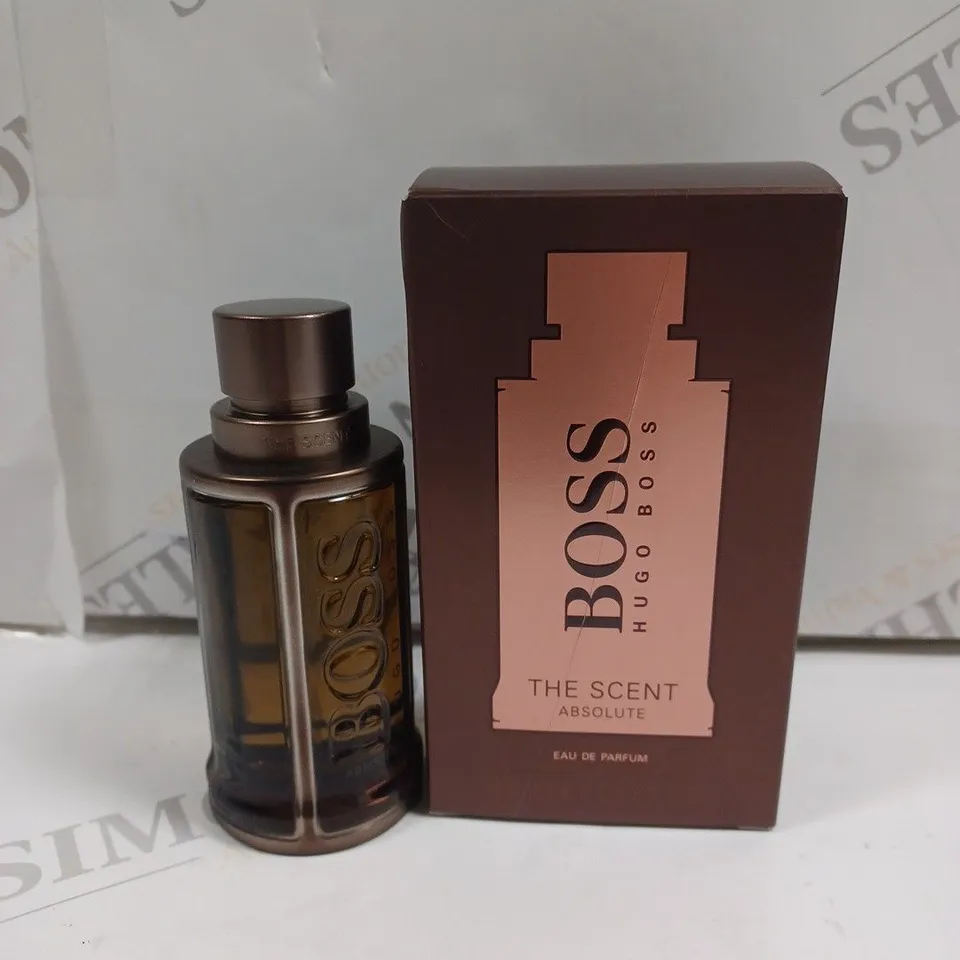 BOXED BOSS THE SCENT ABSOLUTE FOR HIM EAU DE PARFUM - 50ML RRP £68