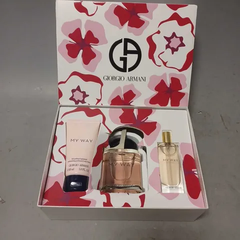 BOXED GIORGIO ARMANI MY WAY FRAGRANCE GIFT SET