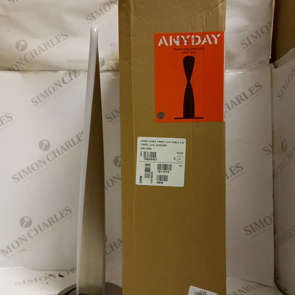 JOHN LEWIS TWIST LED TABLE LIGHT